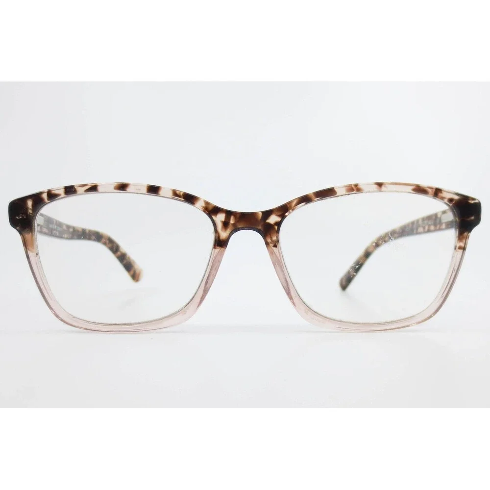 Hard Candy Duet HC207 Eyeglass Frames Brown Tortoise Pink 54-17-140 Cat Eye